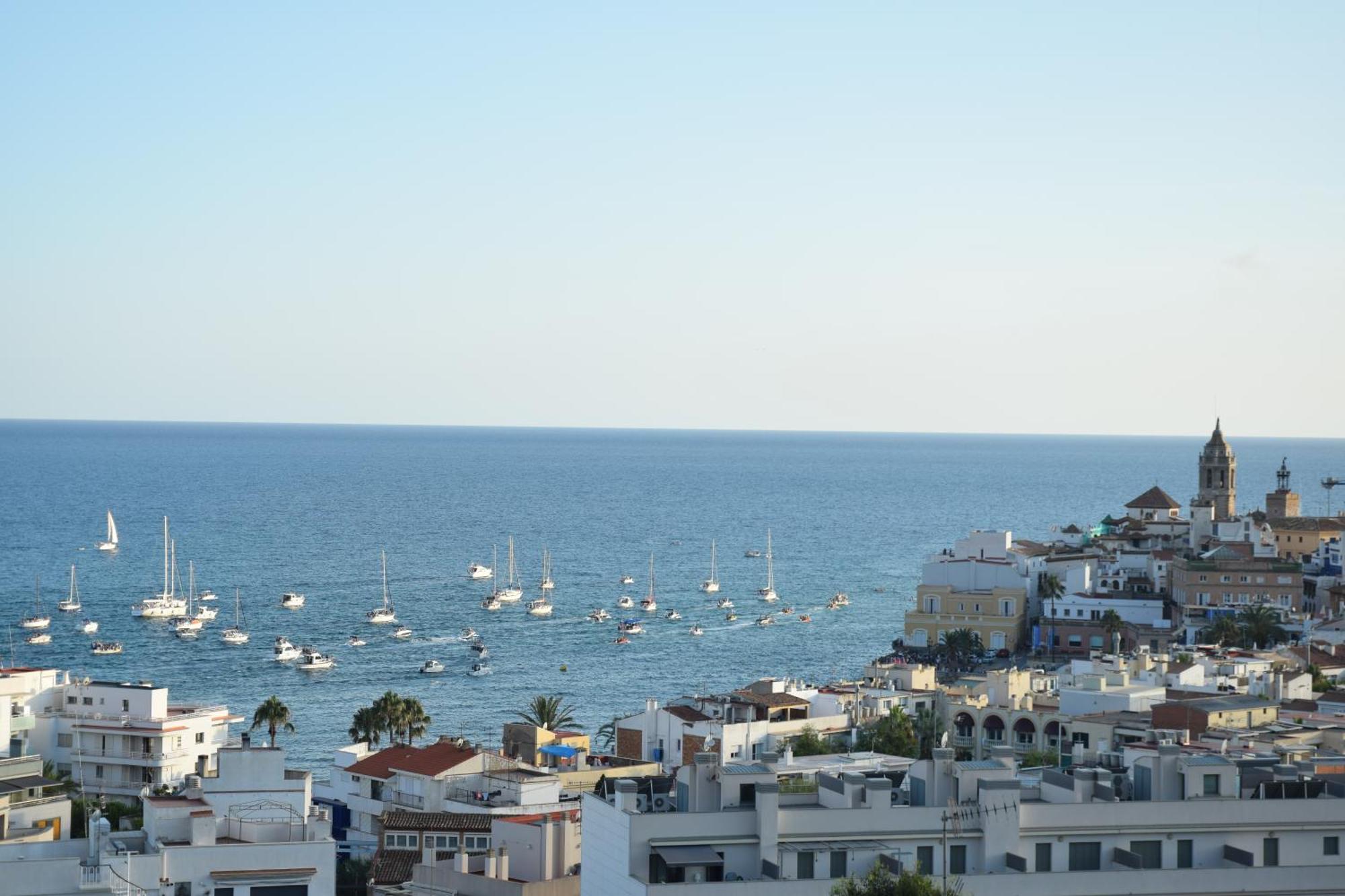 Apartamento Marinero, Vistas Impresionantes. 锡切斯 外观 照片