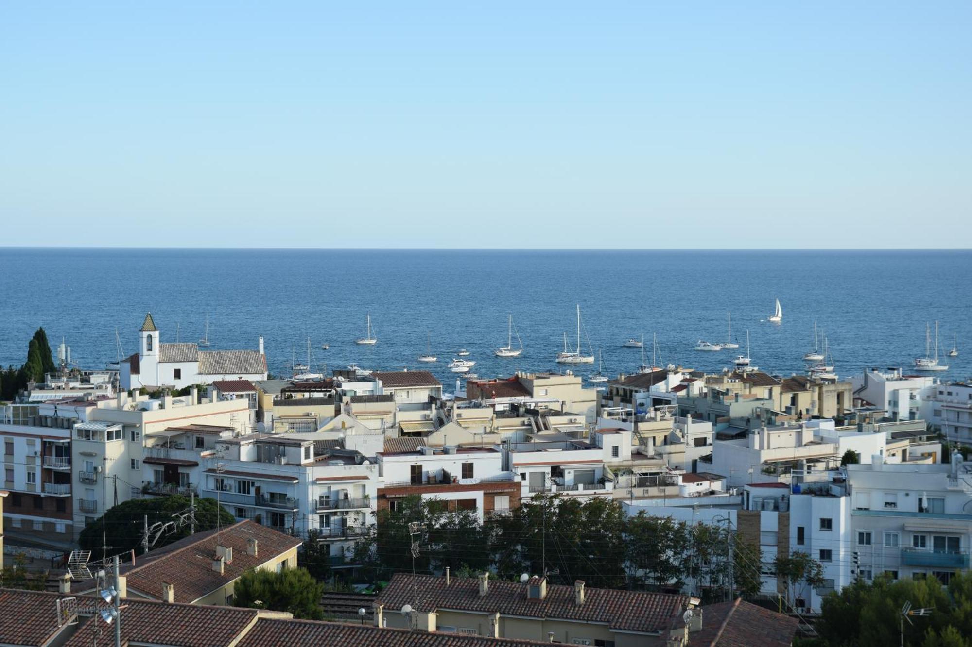 Apartamento Marinero, Vistas Impresionantes. 锡切斯 外观 照片