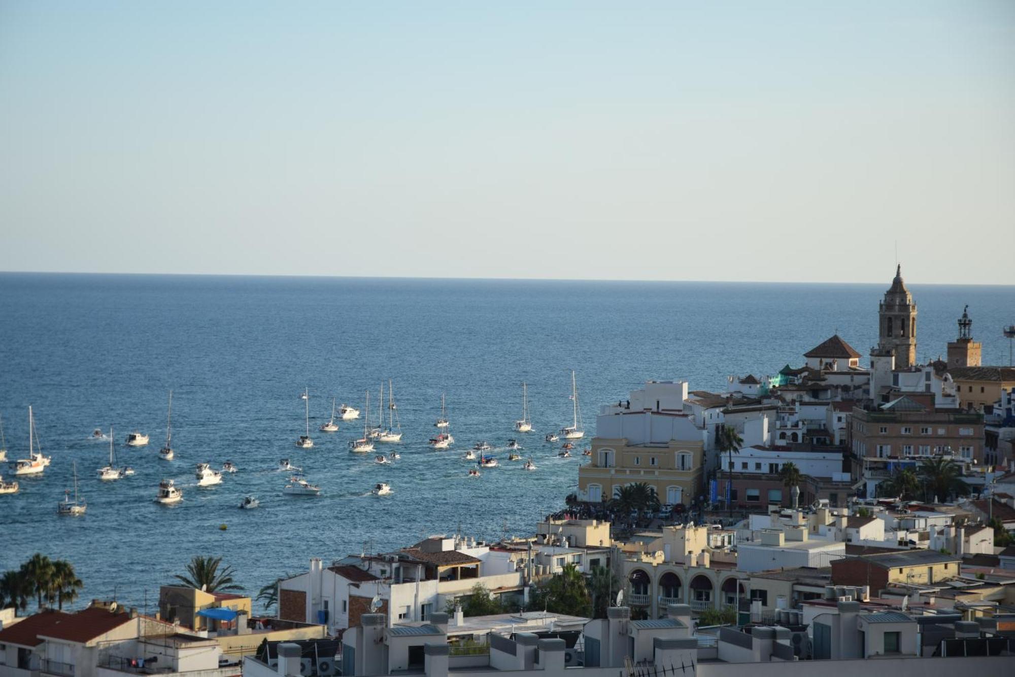 Apartamento Marinero, Vistas Impresionantes. 锡切斯 外观 照片