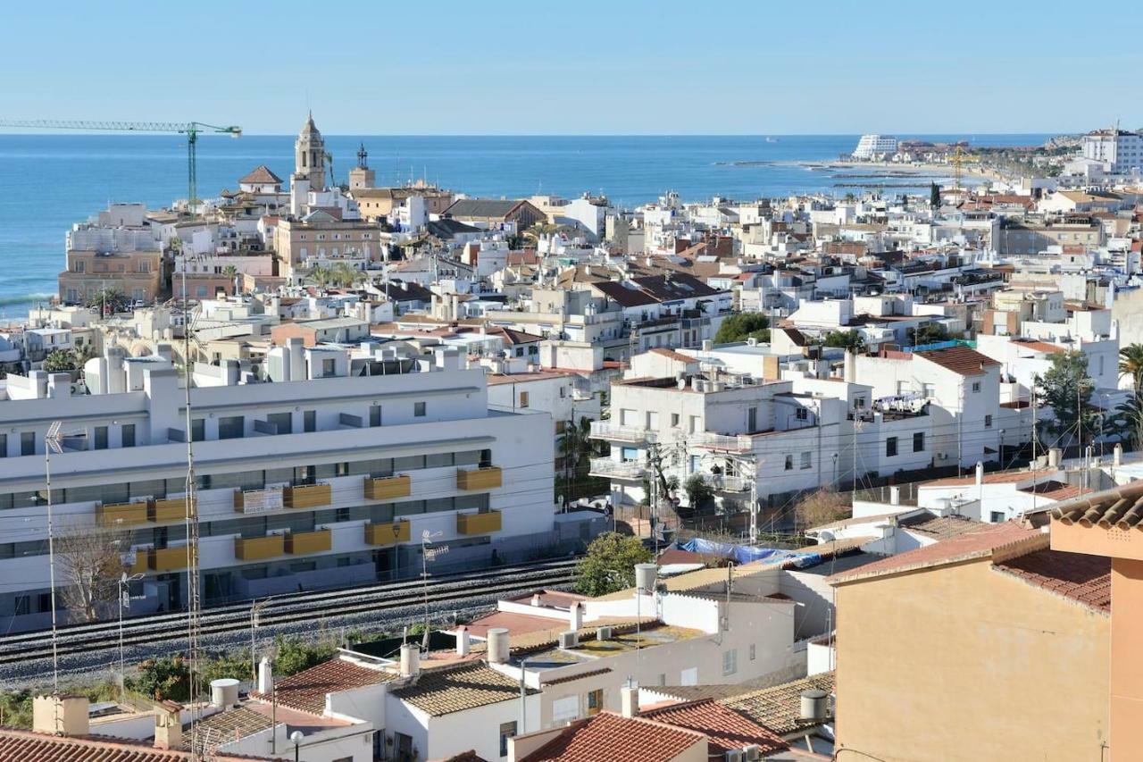 Apartamento Marinero, Vistas Impresionantes. 锡切斯 外观 照片